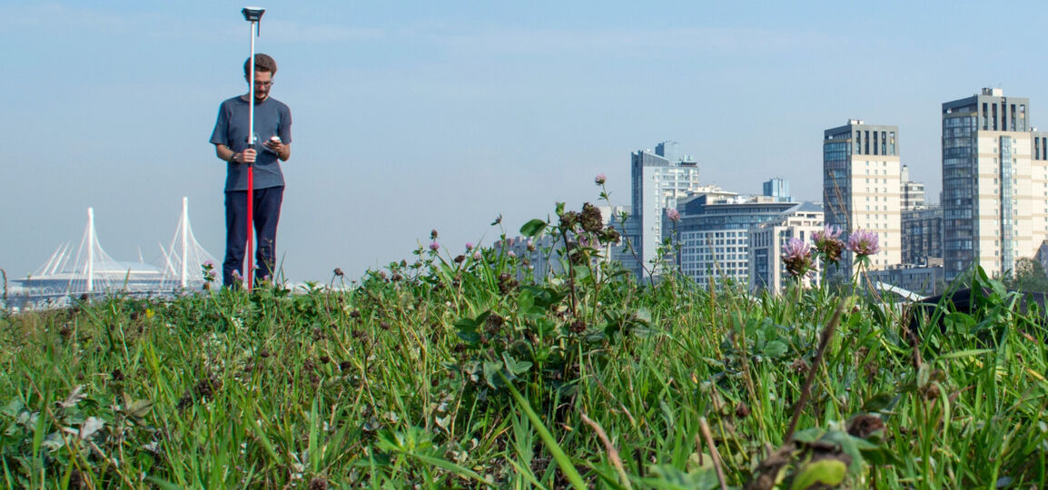 Landmeten openbare ruimte