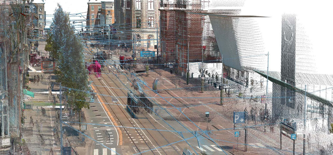 Pointcloud van Amsterdam